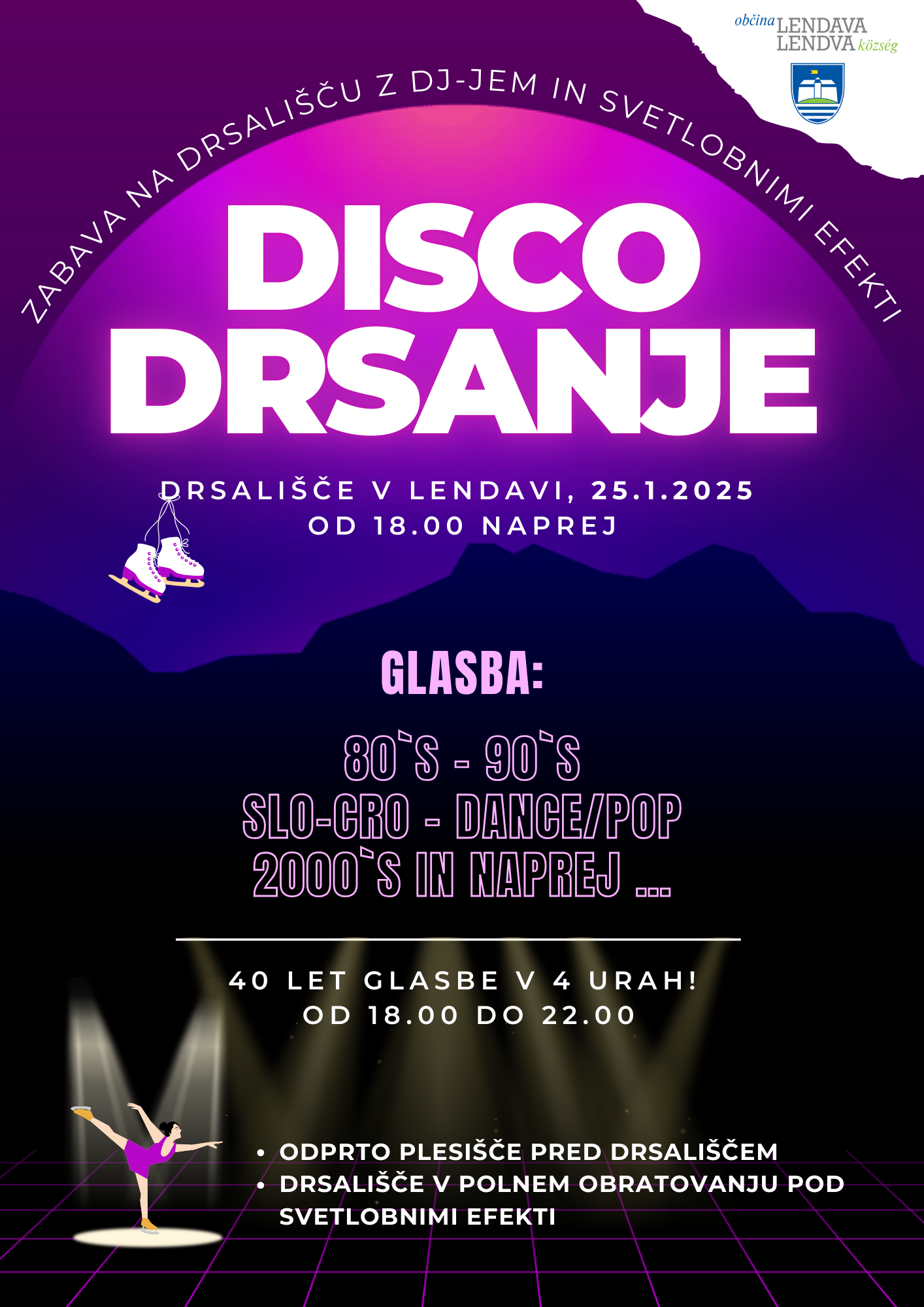 Plakat-Disco drsanje